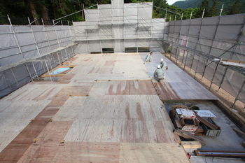 内山　高橋邸　基礎土台